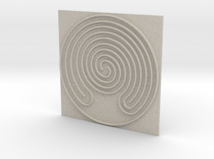 Labyrinth 64mm 3d printed