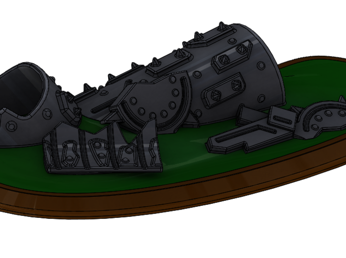Ork  Battle Wagon Waste Land 3d printed 