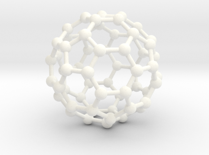 0370 Truncated Icosahedron V&amp;E (a=1cm) #003 3d printed