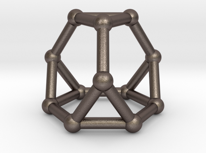 0371 Truncated Tetrahedron V&amp;E (a=1cm) #002 3d printed