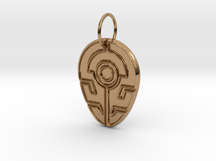 Outsider's Pendant 3d printed