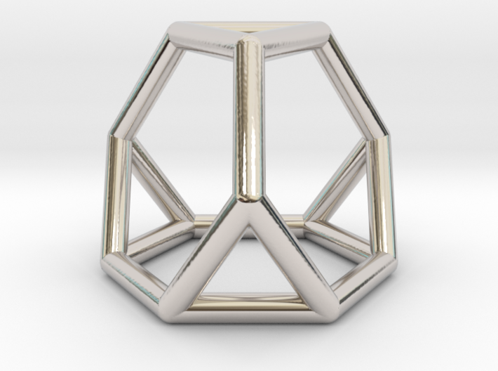 0267 Truncated Tetrahedron E (a=1cm) #001 3d printed