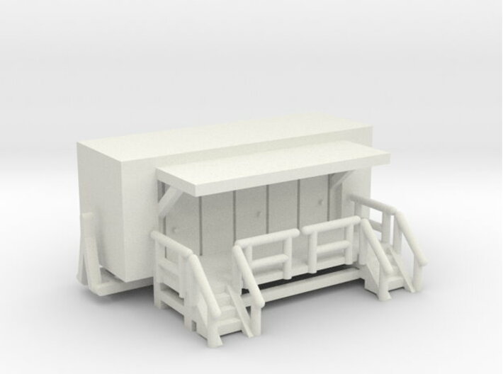 Toilettenwagen - 1:160 (n scale) 3d printed zusammengesetzt - composite