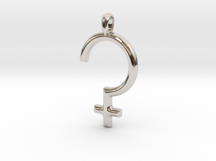 Ceres Symbol Jewelry Pendant 3d printed