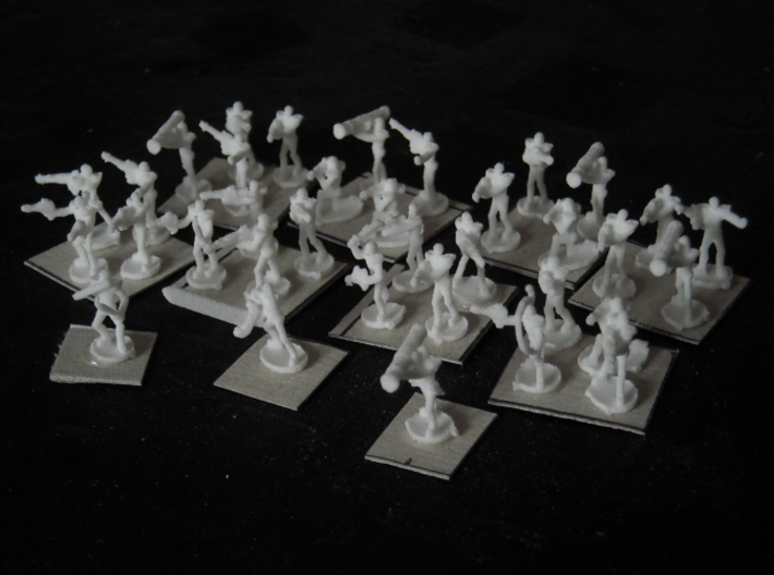 MG144-Aotrs09 Line Infantry Platoon 3d printed 