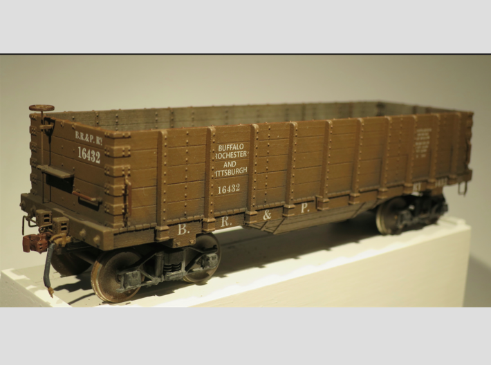 Hopper Buffalo Rochester &amp; Pittsburg S Scale 1/64 3d printed