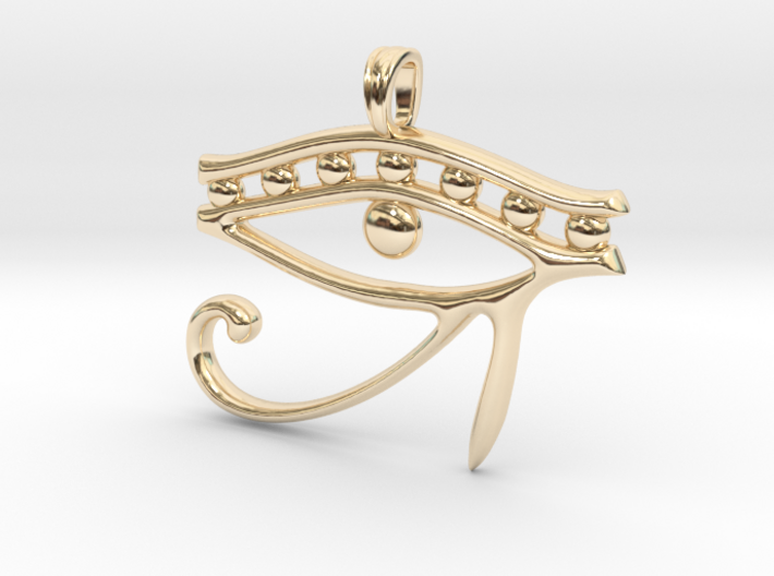 Eye of Horus Symbol Jewelry Pendant 3d printed