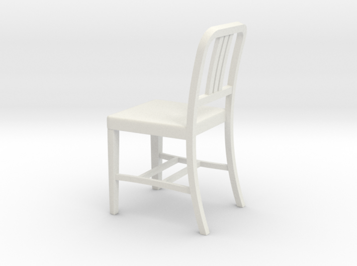Miniature 1:18 Aluminum 1 Chair (not full size) 3d printed