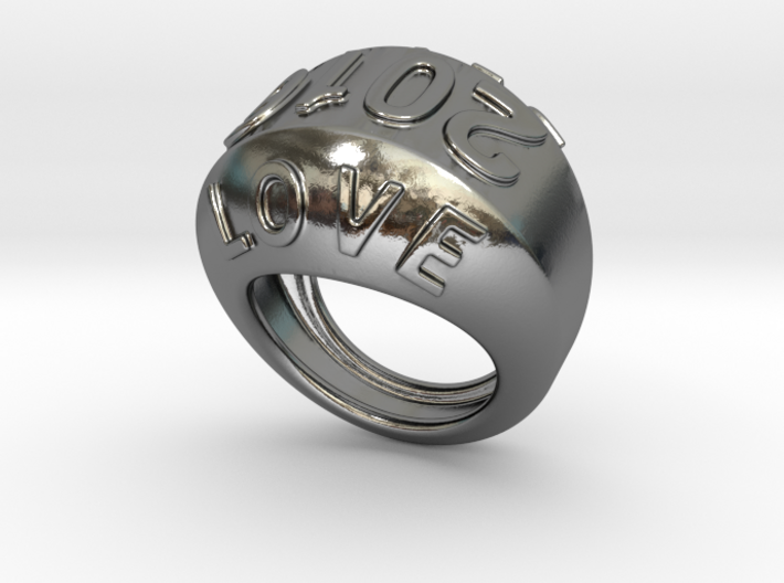 2016 Ring Of Peace 17 - Italian Size 17 3d printed