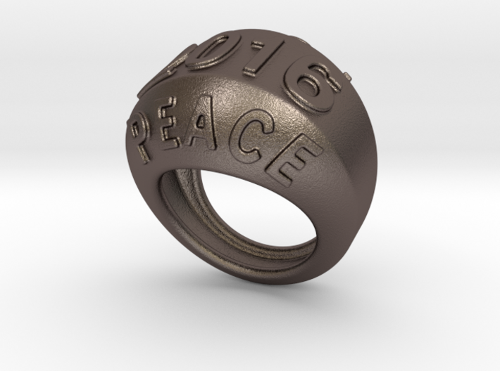 2016 Ring Of Peace 18 - Italian Size 18 3d printed