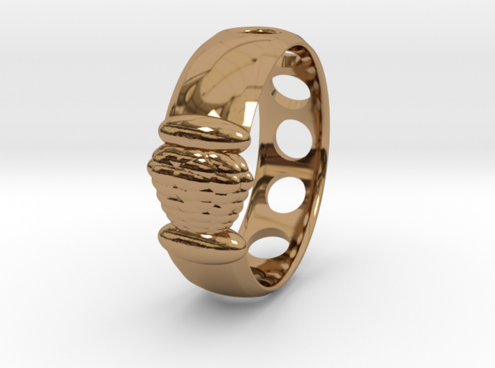 Alien Egg Ring Delta SIZE10 3d printed