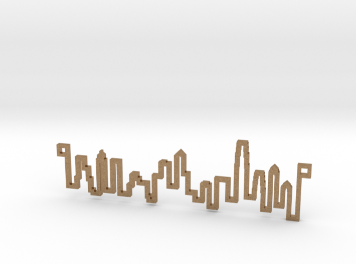 The original Hong Kong Skyline Line 3d printed 