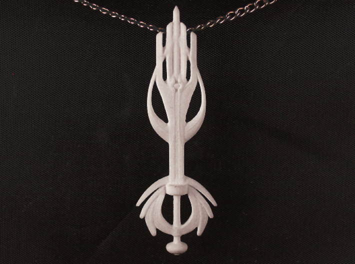 Key Sword Necklace Pendant 3d printed