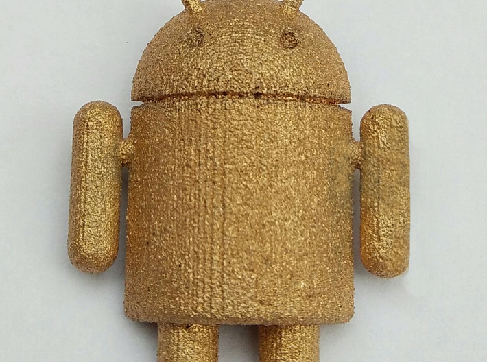 Android Guy Button 3d printed 