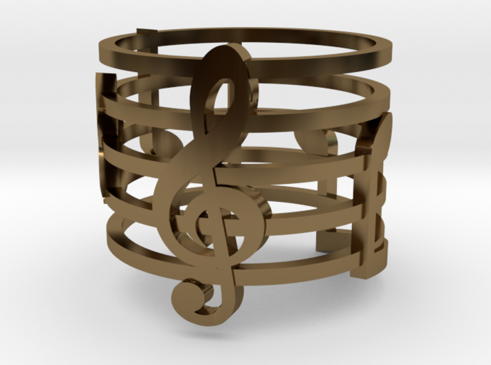 Musical Ring (Size 6) 3d printed