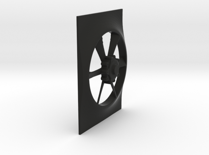 Fan And Shroud for Servo cover Radiator 3d printed