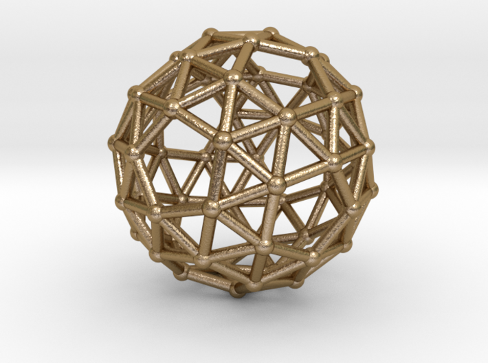 0385 Snub Dodecahedron V&amp;E (a=1cm) #002 3d printed