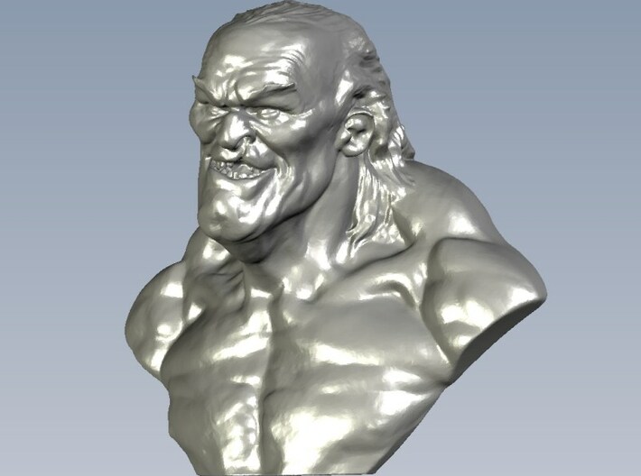 1/9 scale nasty &amp; cunning old man bust 3d printed