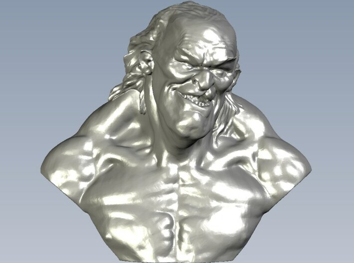 1/9 scale nasty & cunning old man bust 3d printed 