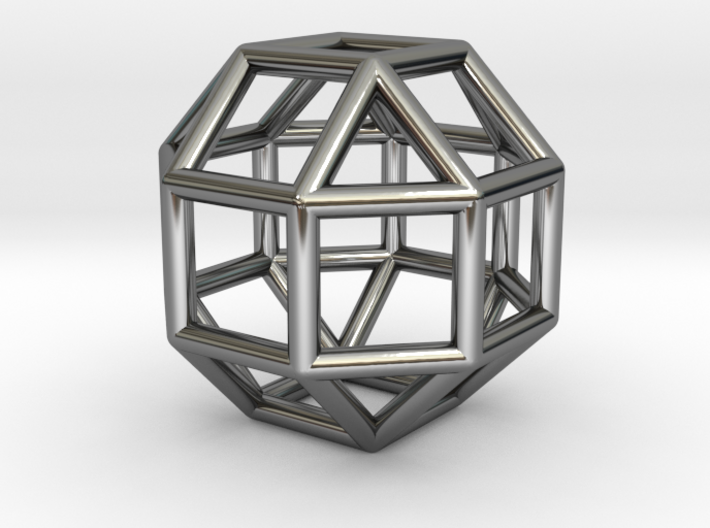0274 Small Rhombicuboctahedron E (a=1cm) #001 3d printed