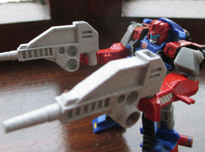 CW 'GROOVE' Guns (Twin) inspired by G1 Override 3d printed (LR set pictured)
