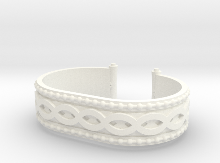 Scroll Bracelet 3d printed