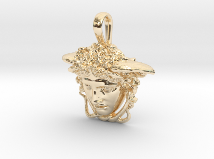 THE MEDUSA RONDANINI petite necklace pendant 3d printed