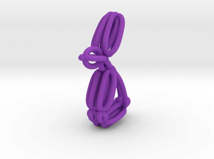 Balloon Rabbit Pendant 3d printed 