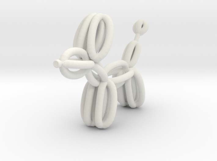 Balloon Dog Pendant 3d printed