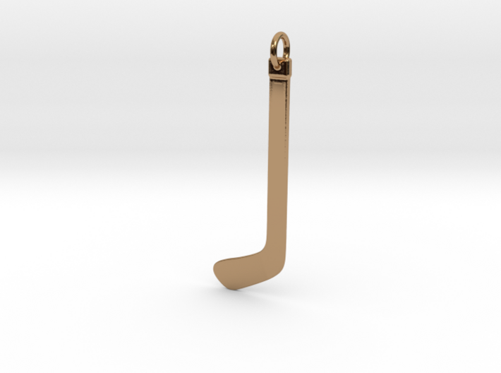 DRAW pendant - hockey stick 3d printed