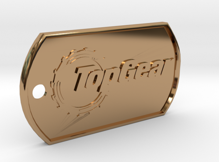 TopGear Logo Dog Tag 3d printed