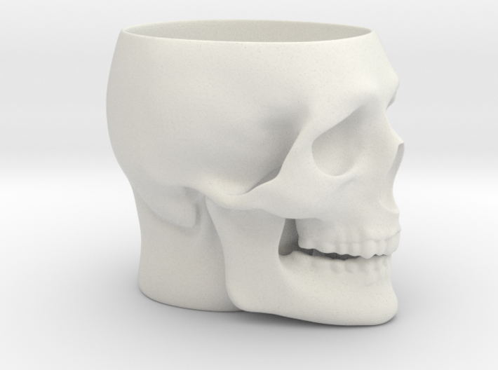 Skull Mug 3d printed