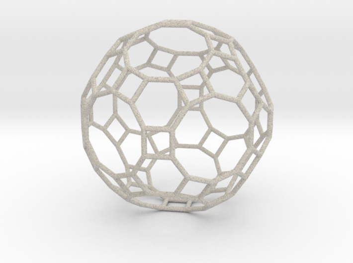 0283 Great Rhombicosidodecahedron E (a=1cm) #001 3d printed