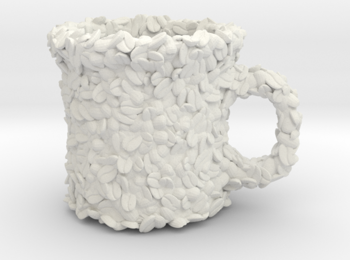 Coffee Bean Mug 3d printed