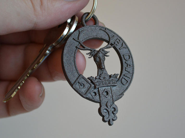 Gordon Clan Crest key fob 3d printed 