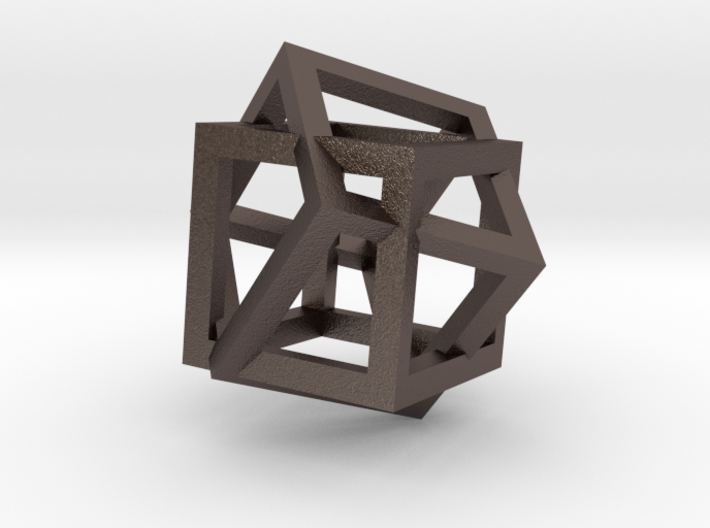 4d Cube 3d printed