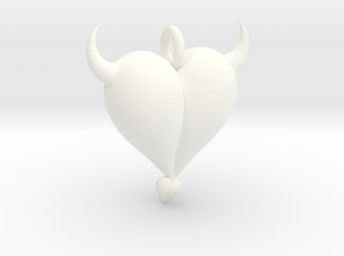 Evil Heart 3d printed