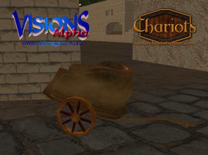 Chariot Bronze 3d printed Bronze Chariot - screenshot from Visions alpha