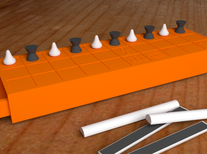 Ancient Senet Board Game Board Only  3d printed 