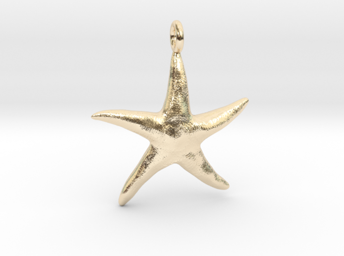 Star Fish With Ring 3d printed