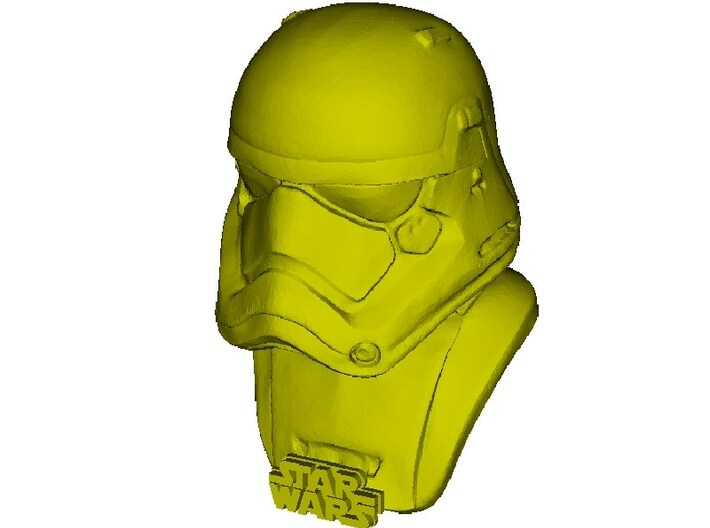 1/9 scale Star Wars Imperial stormtrooper bust 3d printed