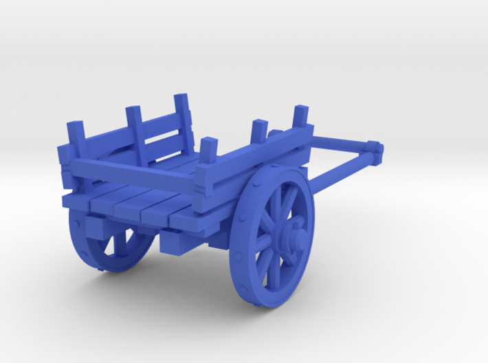 2-wheel cart, 28mm 3d printed