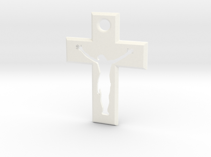 Crucifix Alfa 4x3cm 3d printed