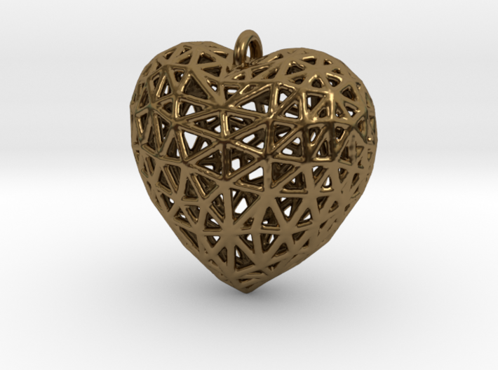 Heart Pendant #2 3d printed