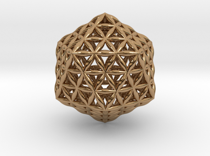 Flower Of Life Icosahedron 3d printed