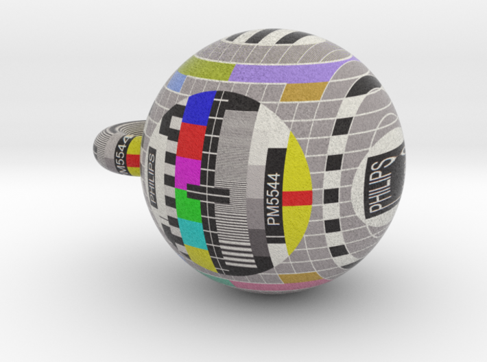 Philips PM5544 television pattern ball 50mm 3d printed 