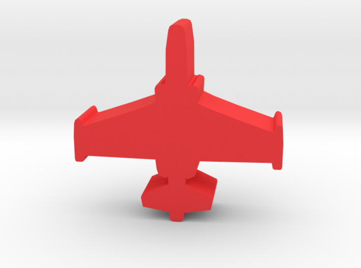 Game Piece, Red Force Frogfoot Aircraft 3d printed