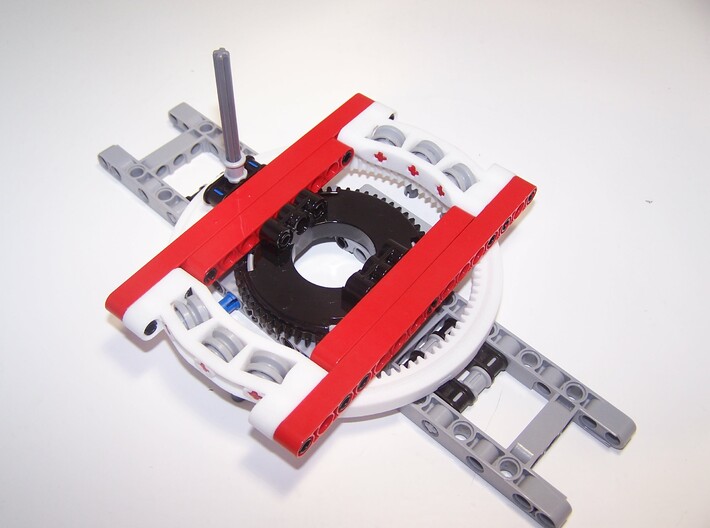 Turntable Support  13 studs diameter 3d printed 