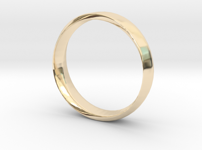 Mobius Ring Plain Size US 9.75 3d printed