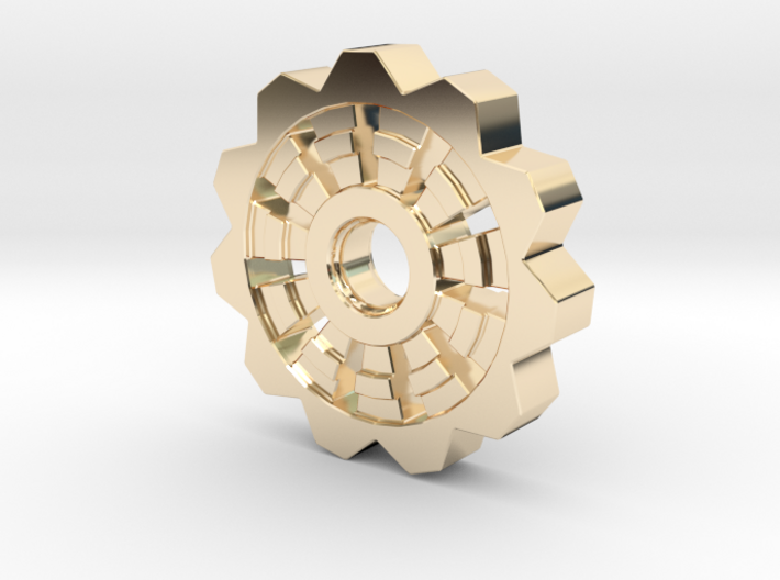 Cog Pendant 3d printed